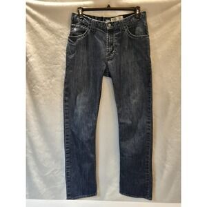 Lapco Mens Denim Jeans 34x34 FR Flame Resistant Straight Leg Work Wear Blue